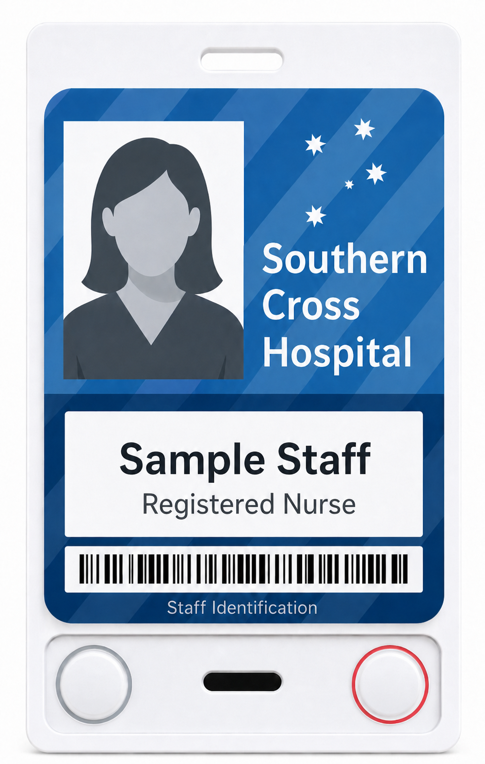 Advance Care staff badge